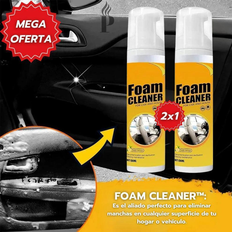 2x1: Foam Cleaner™ - Espuma Limpiadora Profesional Multiusos