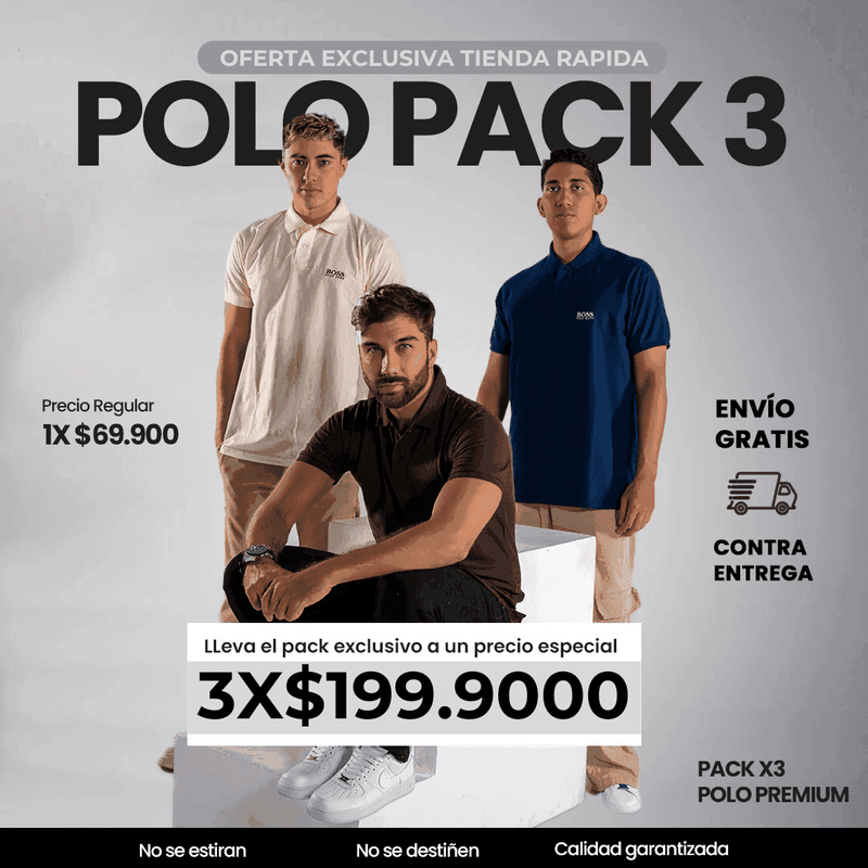 POLO HUGO BOSS ORIGINALES | COMPRA 1 OBTÉN 3 + PAGUE AL RECIBIR🔥