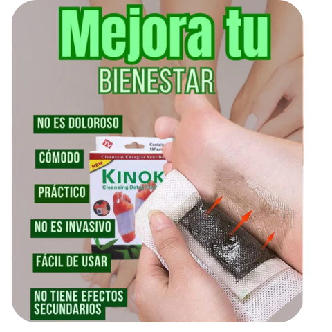 Parches Kinoki Desintoxicación 🌿🔥 ¡Paga 2 y Llévate 6! [ÚLTIMAS UNIDADES] 🔥