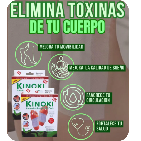 Parches Kinoki Desintoxicación 🌿🔥 ¡Paga 2 y Llévate 6! [ÚLTIMAS UNIDADES] 🔥